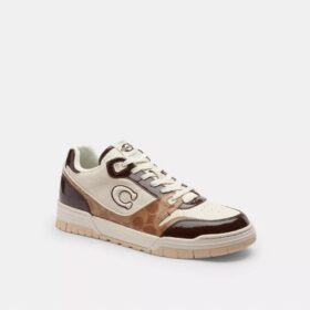 Soho-sneakers met kenmerkend lakleder