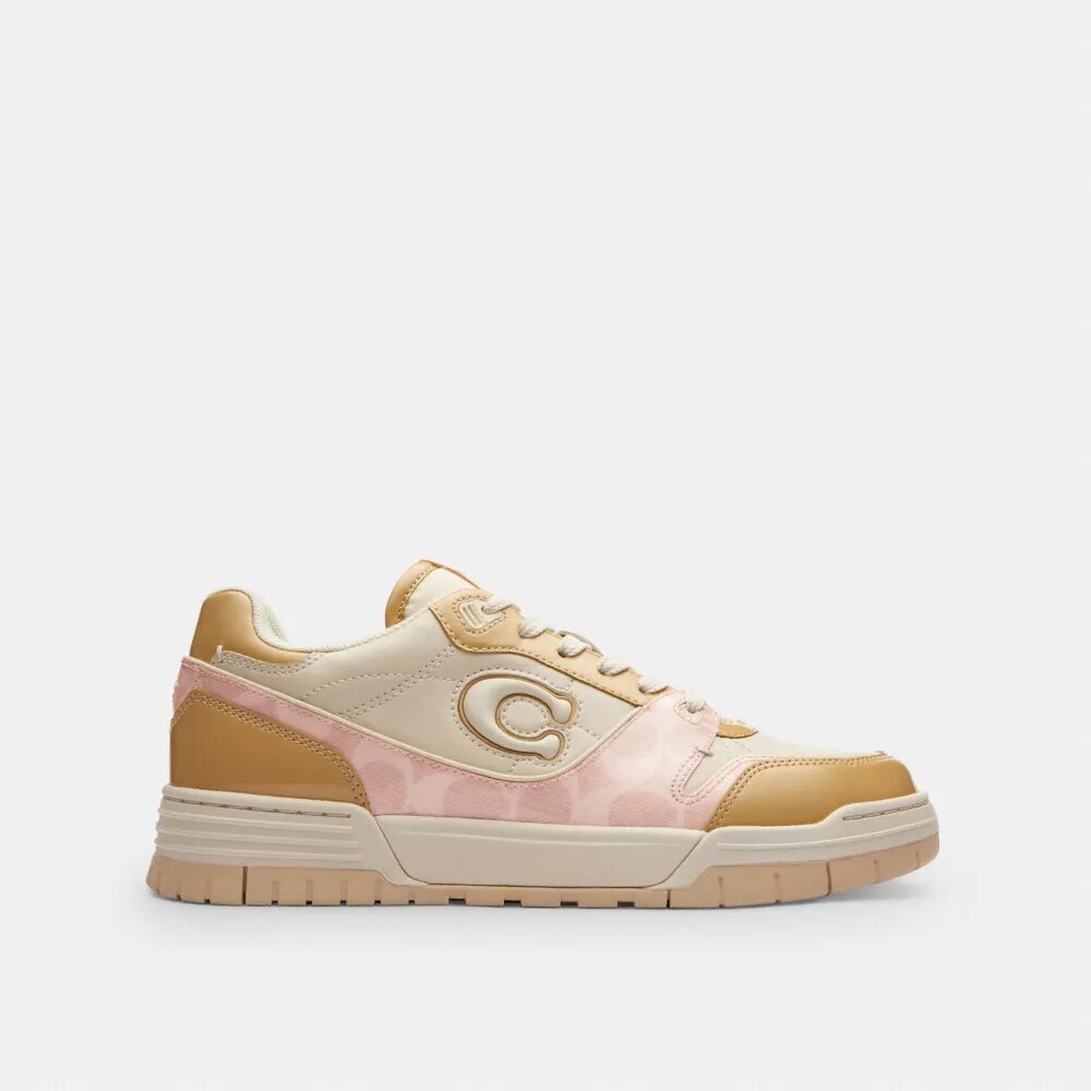 Soho-sneakers met kenmerkend lakleder