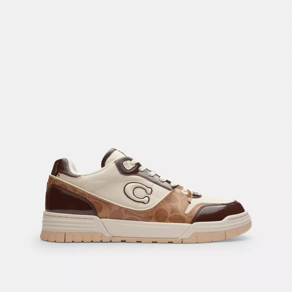 Soho-sneakers met kenmerkend lakleder