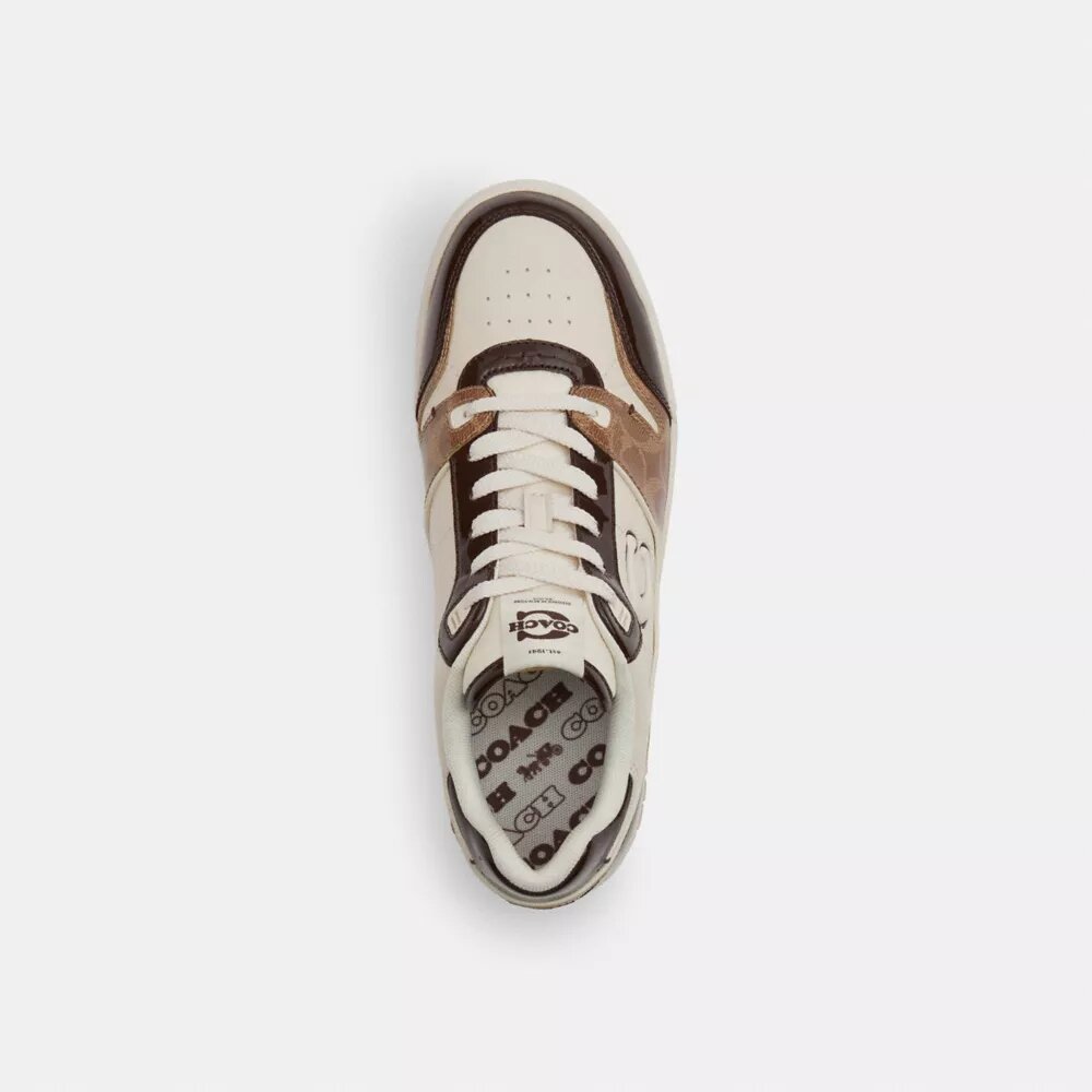 Soho-sneakers met kenmerkend lakleder