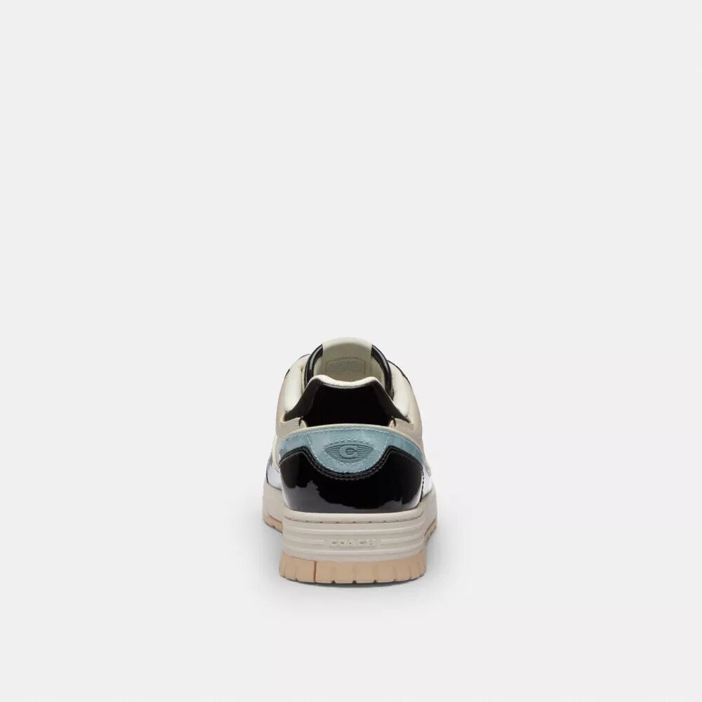Soho-sneakers met kenmerkend lakleder