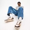Soho-sneakers met kenmerkend lakleder