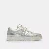 Soho-sneakers van verouderd metallic leer