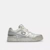 Soho-sneakers van verouderd metallic leer