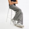 Soho-sneakers van verouderd metallic leer