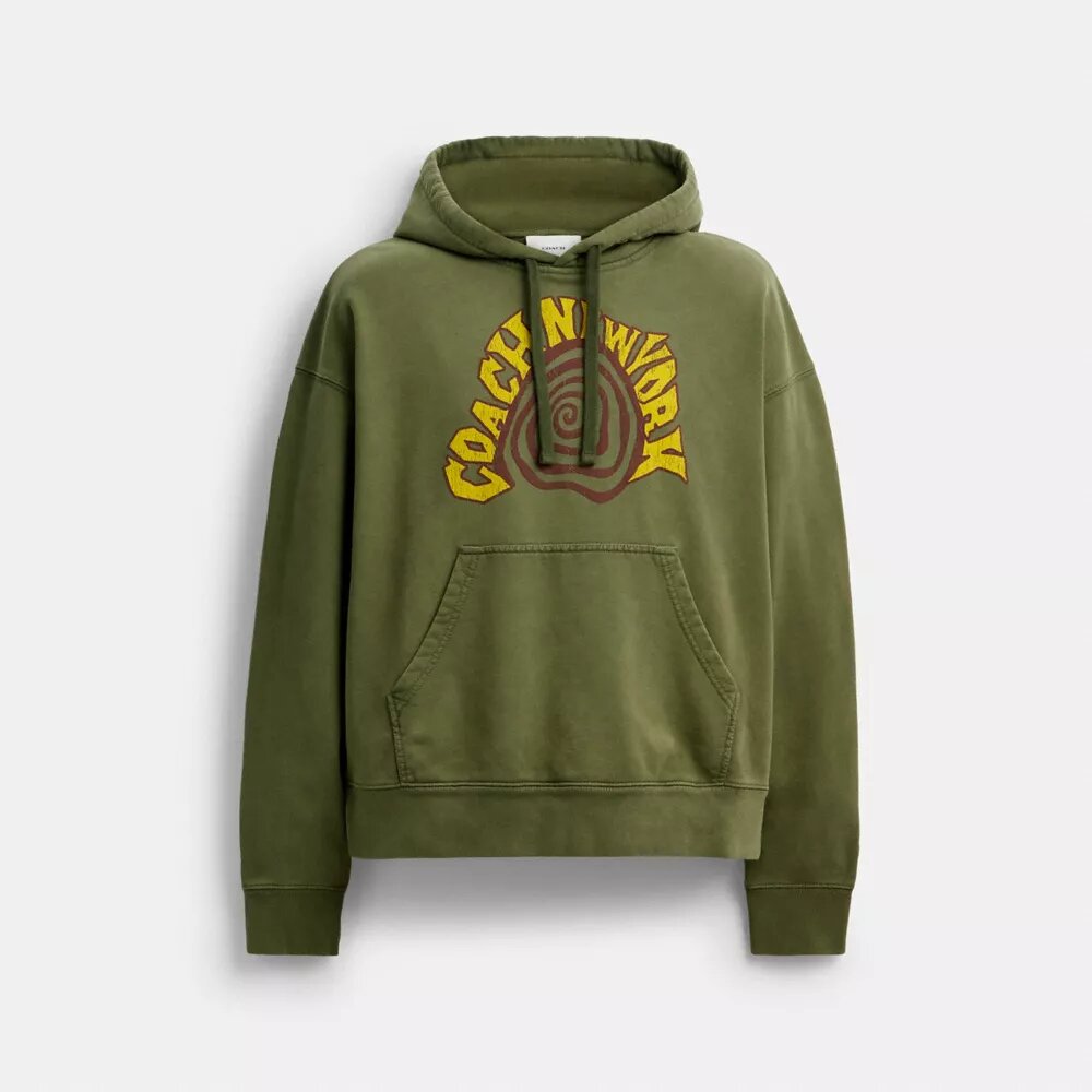 Spiraal-Hoodie, in de massa geverfd