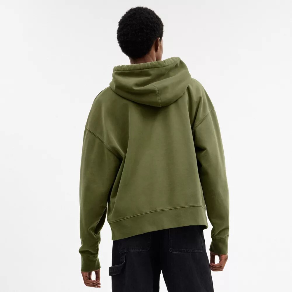 Spiraal-Hoodie, in de massa geverfd
