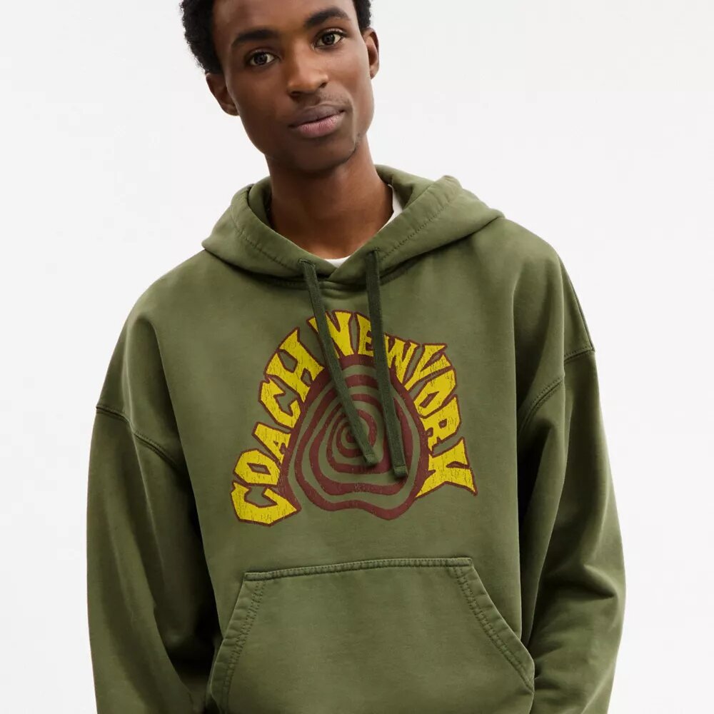 Spiraal-Hoodie, in de massa geverfd