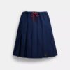 Sportieve midi-rok met plooien