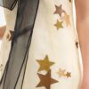 Star-jurk van organza