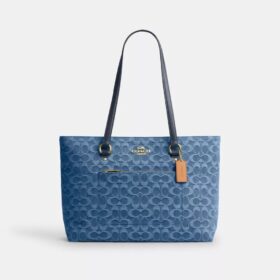 Station Tote bag van kenmerkend denim