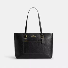 Station Tote Bag van kenmerkend leer
