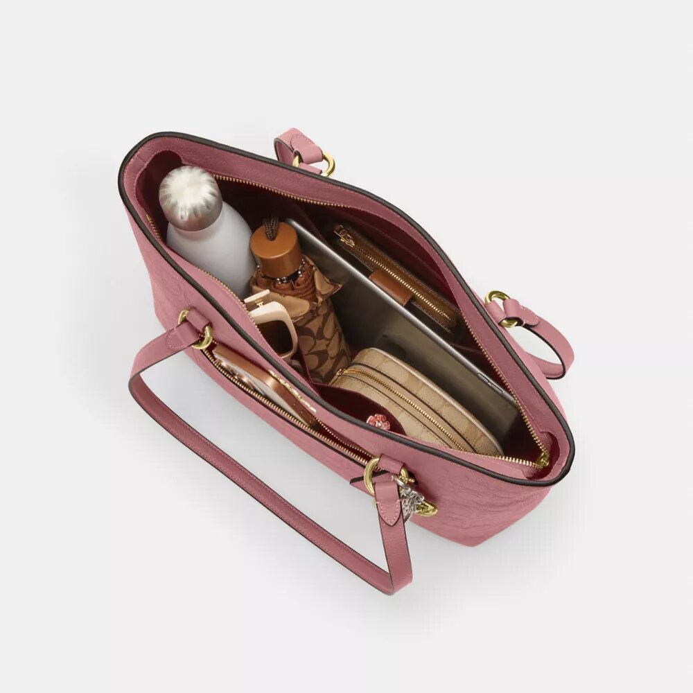 Station Tote Bag van kenmerkend leer