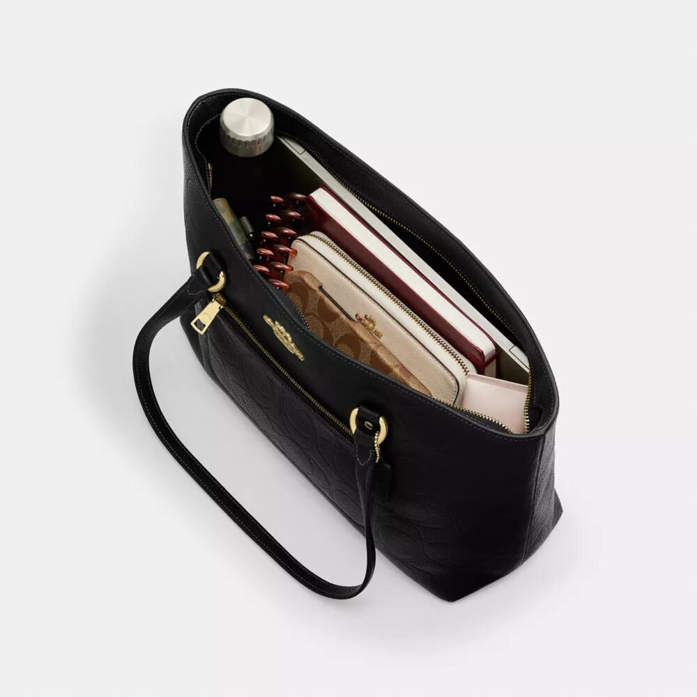 Station Tote Bag van kenmerkend leer