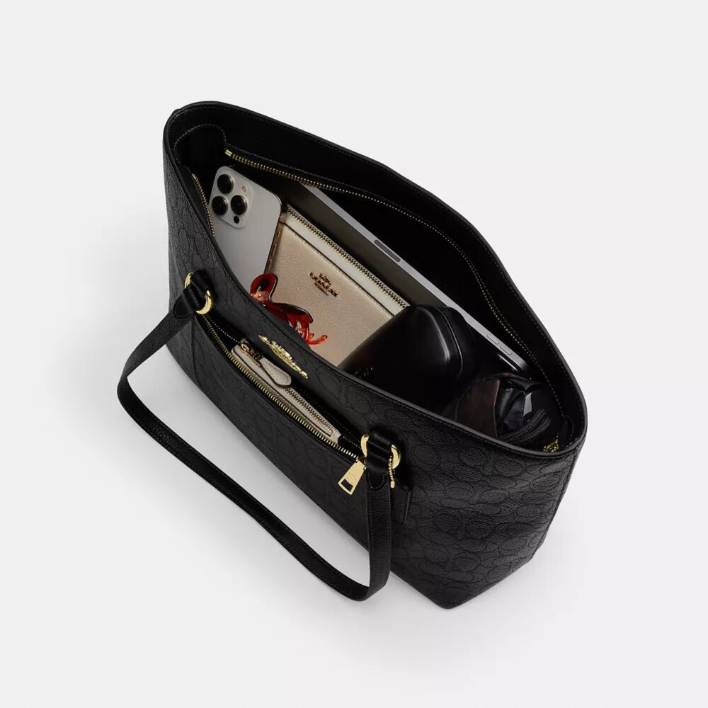 Station Tote Bag van kenmerkend leer