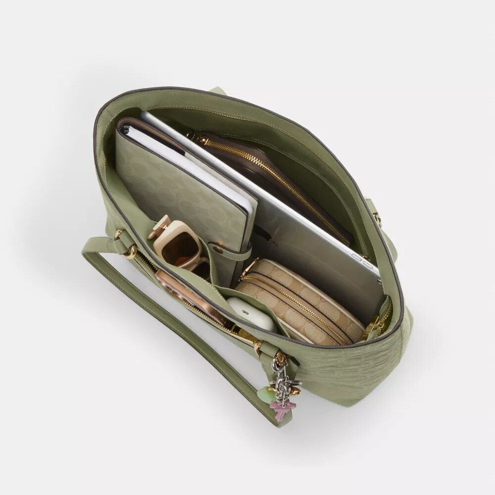 Station Tote Bag van kenmerkend leer