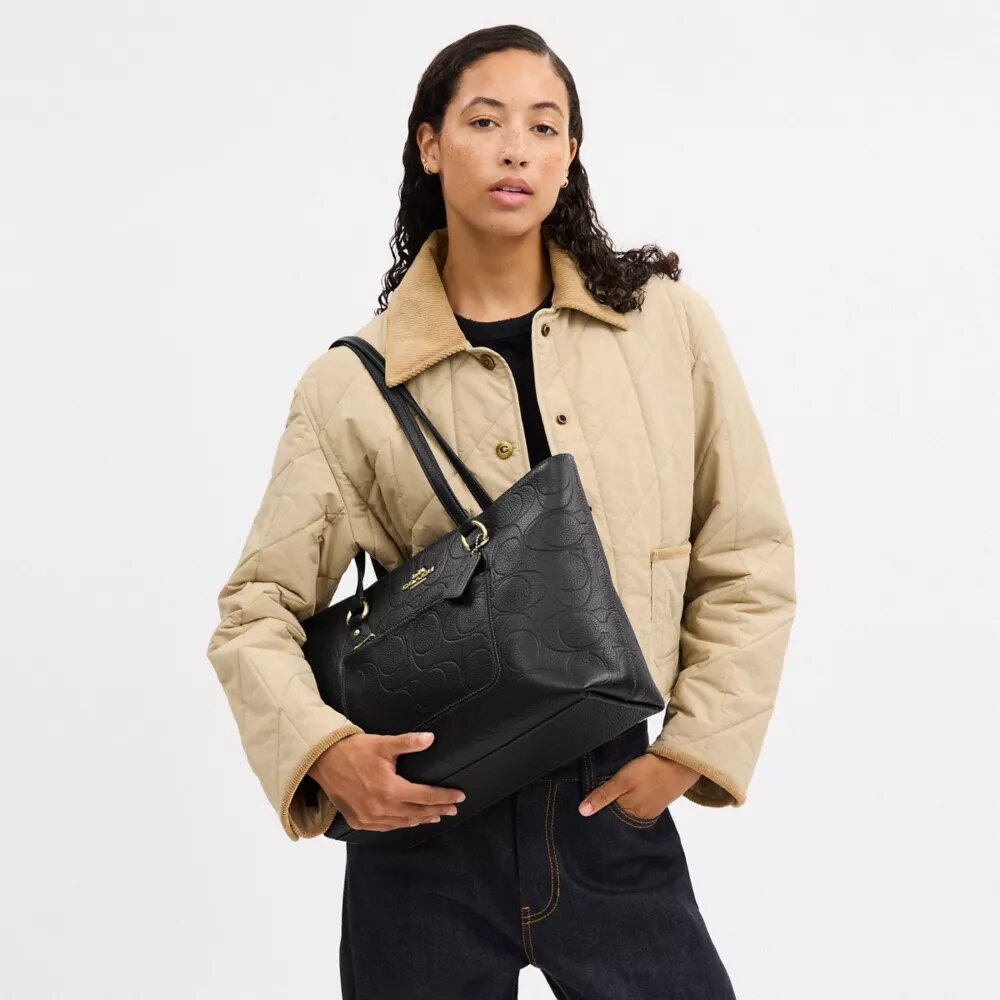 Station Tote Bag van kenmerkend leer