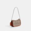 Swinger-tassen 20 met ketting in Crystal Signature-jacquard
