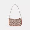 Swinger-tassen 20 met ketting in Crystal Signature-jacquard