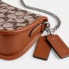 Swinger-tassen 20 met ketting in Crystal Signature-jacquard