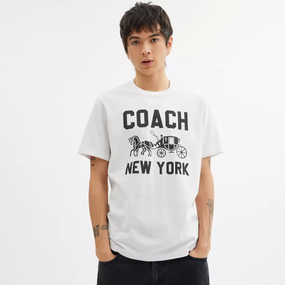 T-shirt met Horse and Carriage