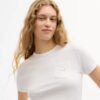 T-shirt met korte mouwen en zakje van biologisch katoen