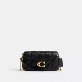 Tabby Chain Crossbodytas 19 met doorgestikt patroon