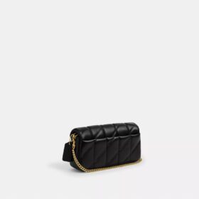 Tabby Chain Crossbodytas 19 met doorgestikt patroon