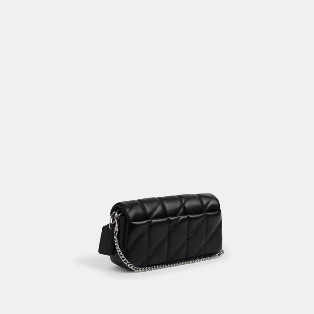 Tabby Chain Crossbodytas 19 met doorgestikt patroon