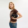 Tabby Chain Crossbodytas 19 met doorgestikt patroon