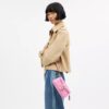 Tabby Chain Crossbodytas 19 met doorgestikt patroon