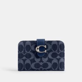 Tabby-portemonnee in kenmerkend denim