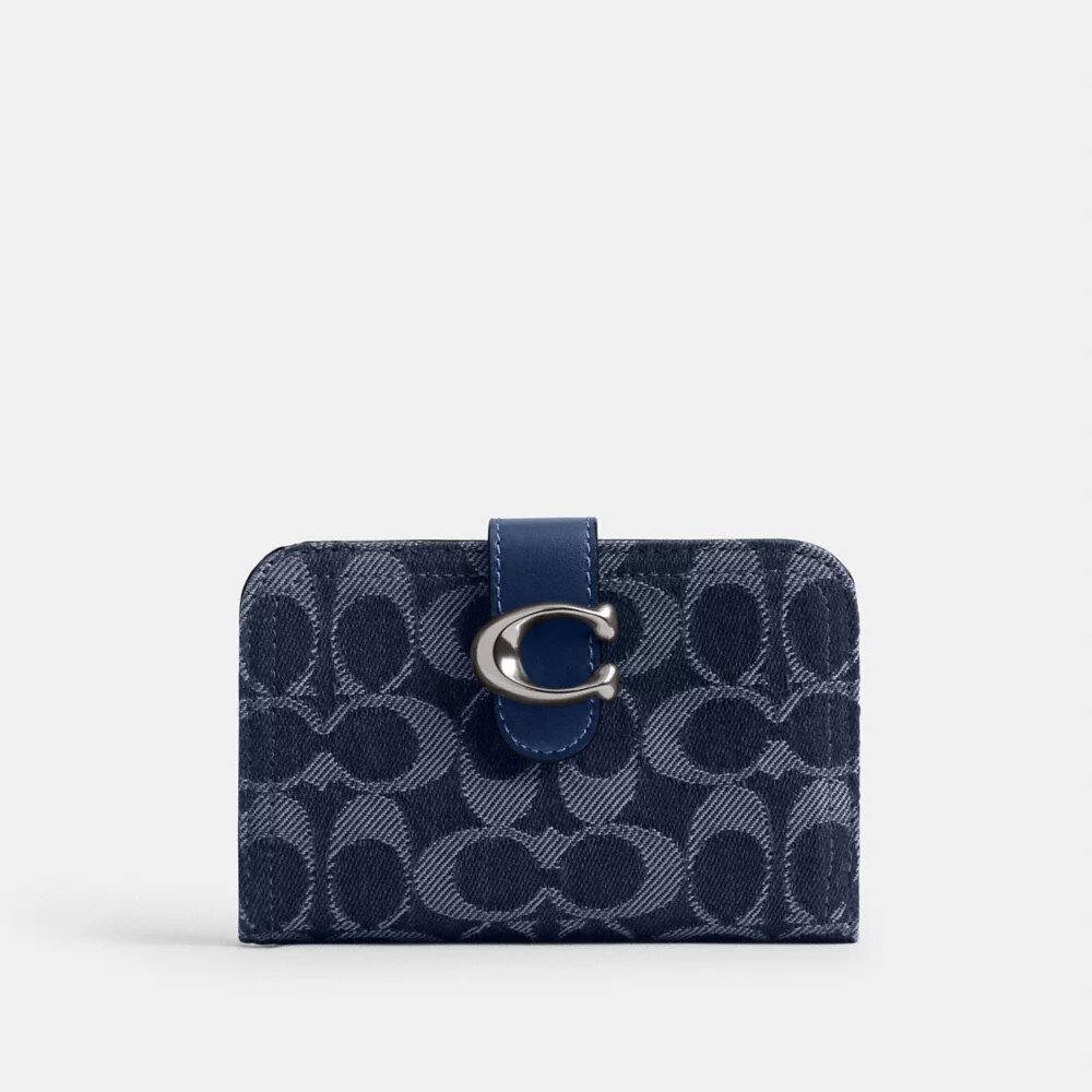 Tabby-portemonnee in kenmerkend denim