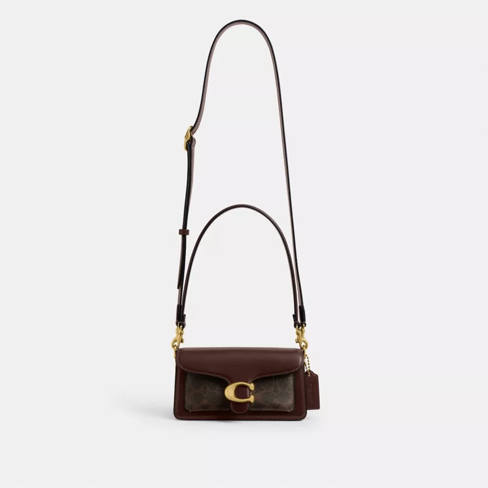 Tabby-schoudertas 20 in Signature Canvas