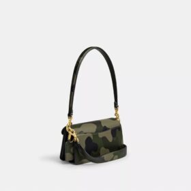 Tabby-schoudertas 20 met camouflageprint