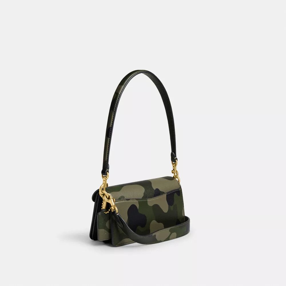 Tabby-schoudertas 20 met camouflageprint