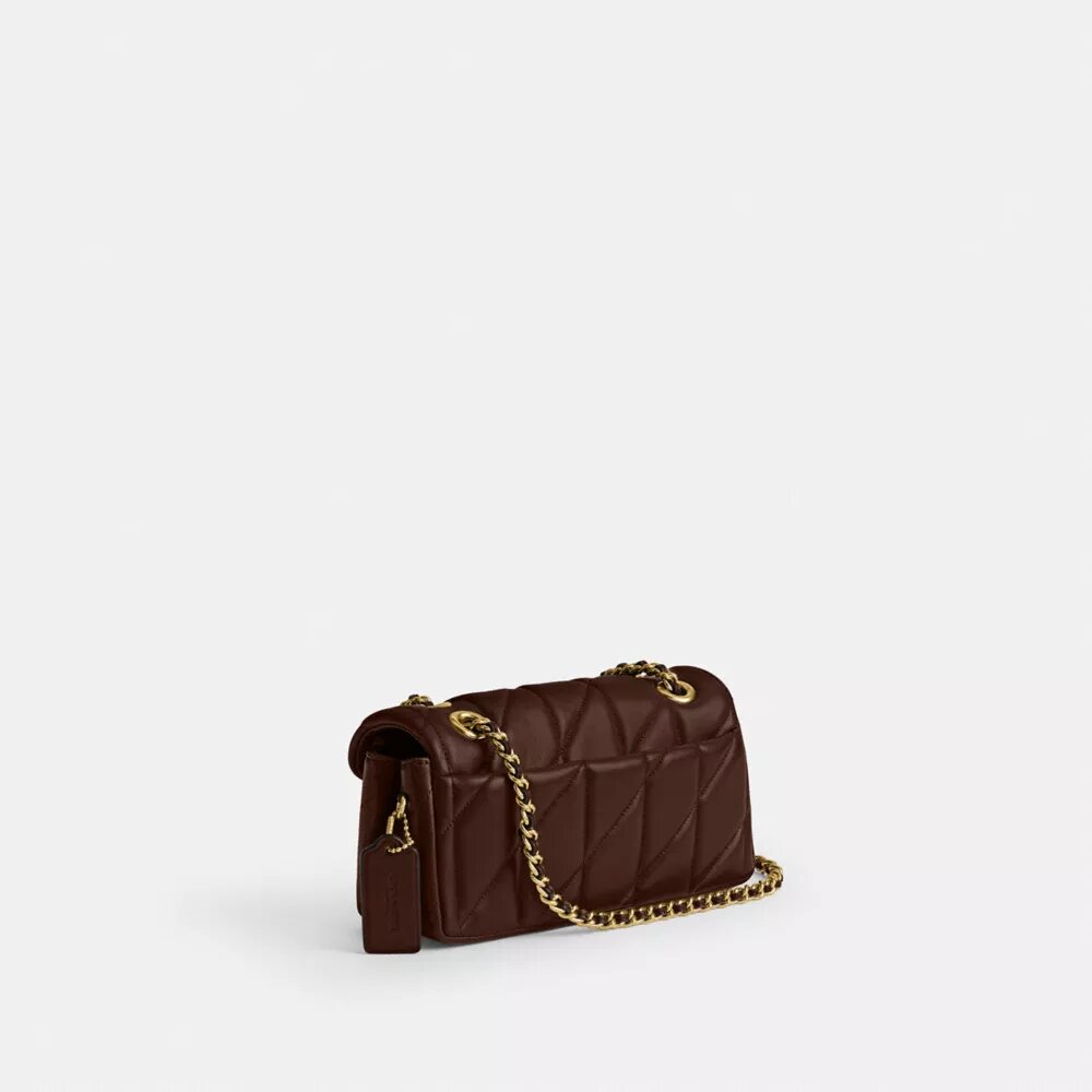 Tabby-schoudertas 20 met kussenquiltpatroon