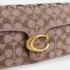 Tabby-schoudertas 26 in Crystal Signature Jacquard