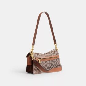 Tabby-schoudertas 26 in Crystal Signature Jacquard