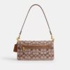 Tabby-schoudertas 26 in Crystal Signature Jacquard
