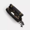 Tabby-schoudertas van 26 in ‘Loved Leather’ met doorgestikt patroon