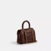 Tabby-tas met handvat en doorgestikt patroon