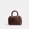 Tabby-tas met handvat en doorgestikt patroon