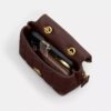 Tabby-tas met handvat en doorgestikt patroon