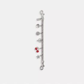 Tassieraad met ketting en kristallen motief als bedel