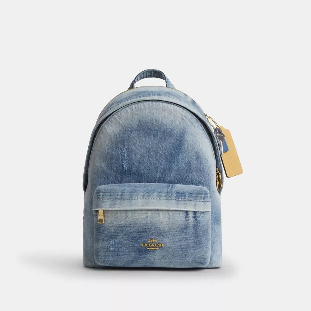 Taylor kleine rugzak in Loved Denim