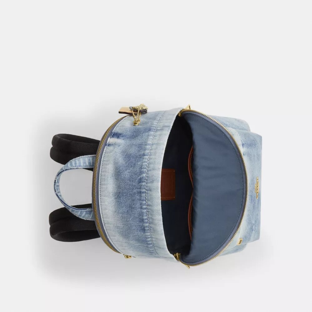 Taylor kleine rugzak in Loved Denim