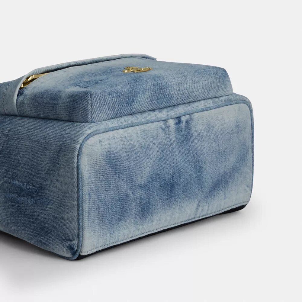 Taylor kleine rugzak in Loved Denim