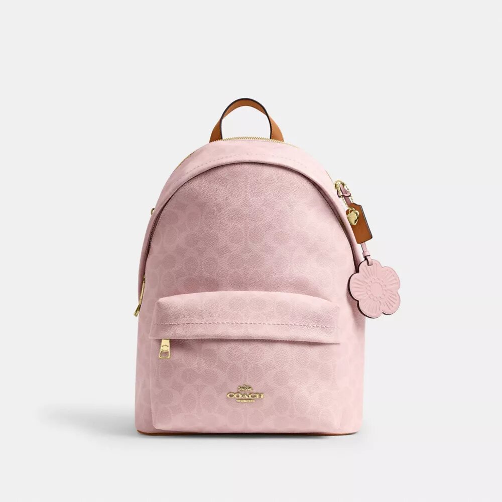 Taylor kleine rugzak van Signature Canvas met Bedels