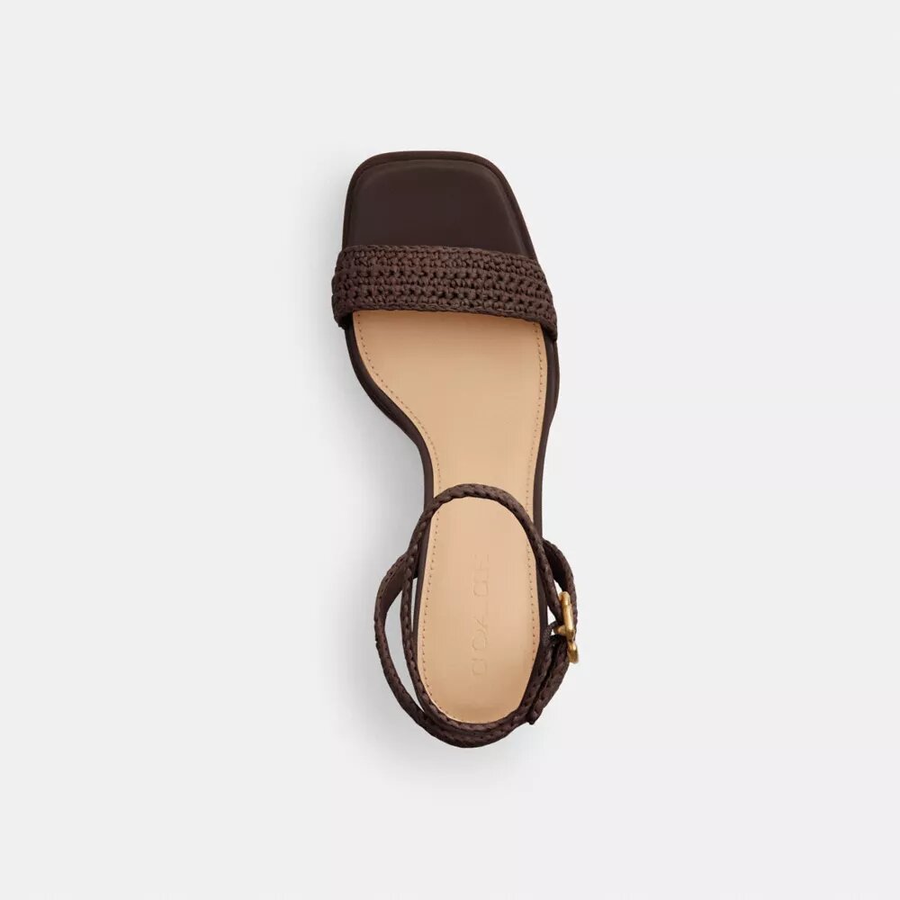 Tea Rose-Plateausandalen